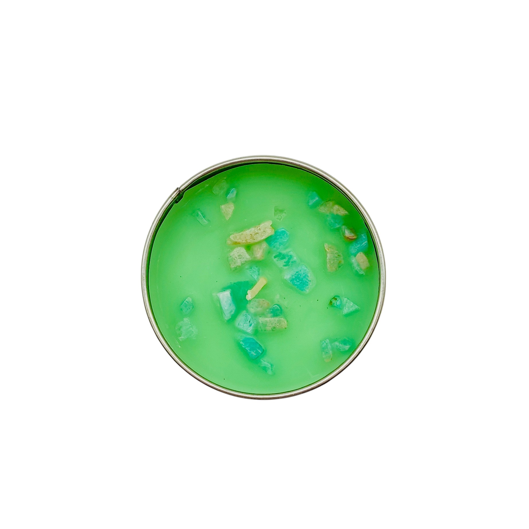 Bougie 4 éléments : la Terre – Santal & Amazonite – Image 3