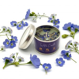 Bougie 4 éléments : l'Eau – Jasmin & Lapis-Lazuli