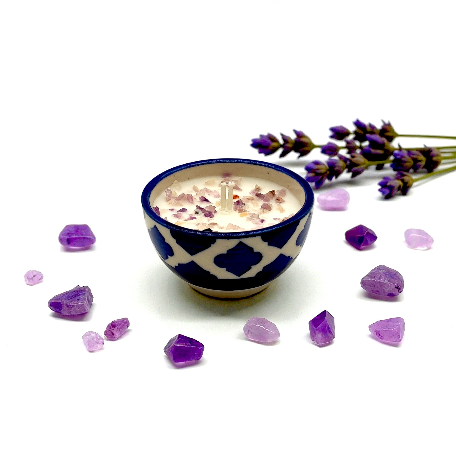 Mini bougie Lavande & Améthyste
